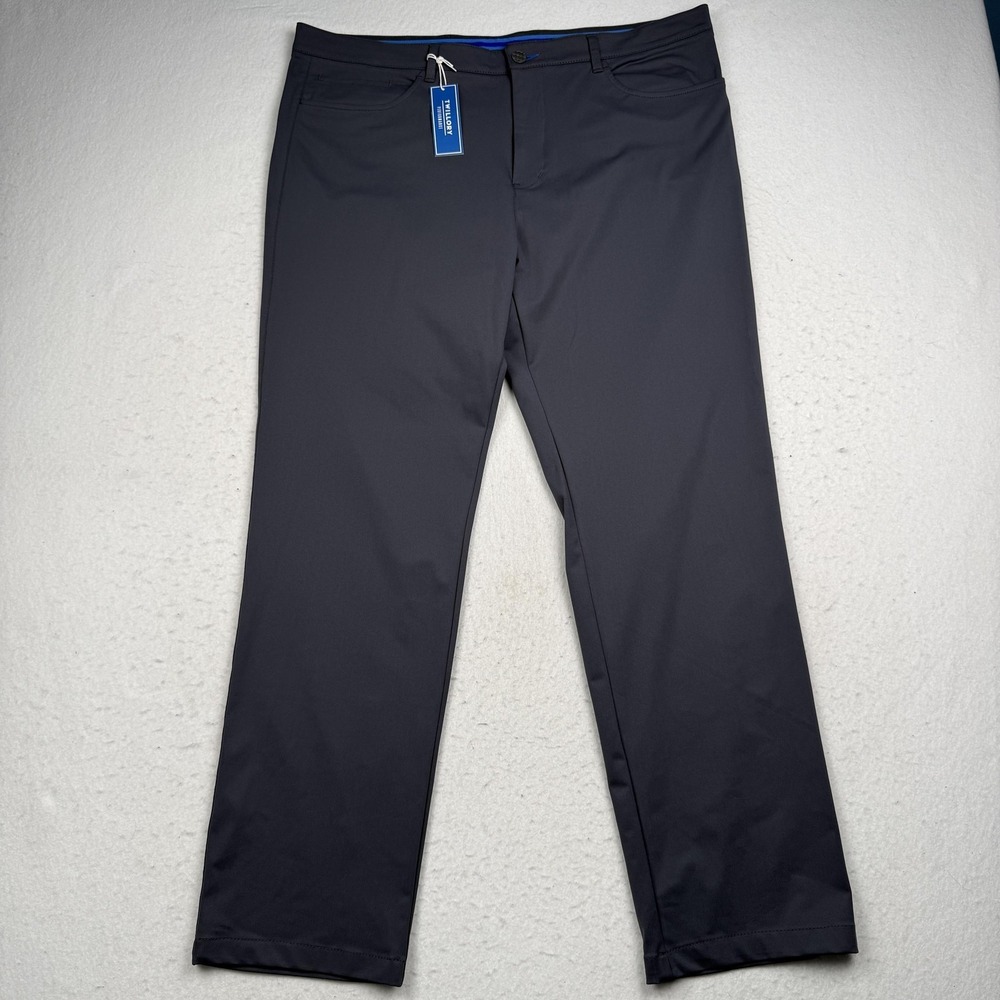Twillory Pants Mens 38x32 Gray Technical Fabric Stretch Chino Golf Travel